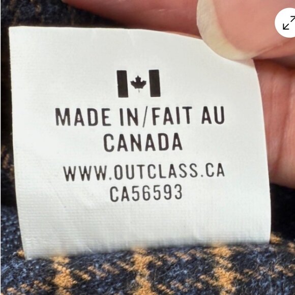 Outclass Glencheck Flannel Plaid Shirt Button Down Long Sleeve Casual Mens M - Picture 4 of 11